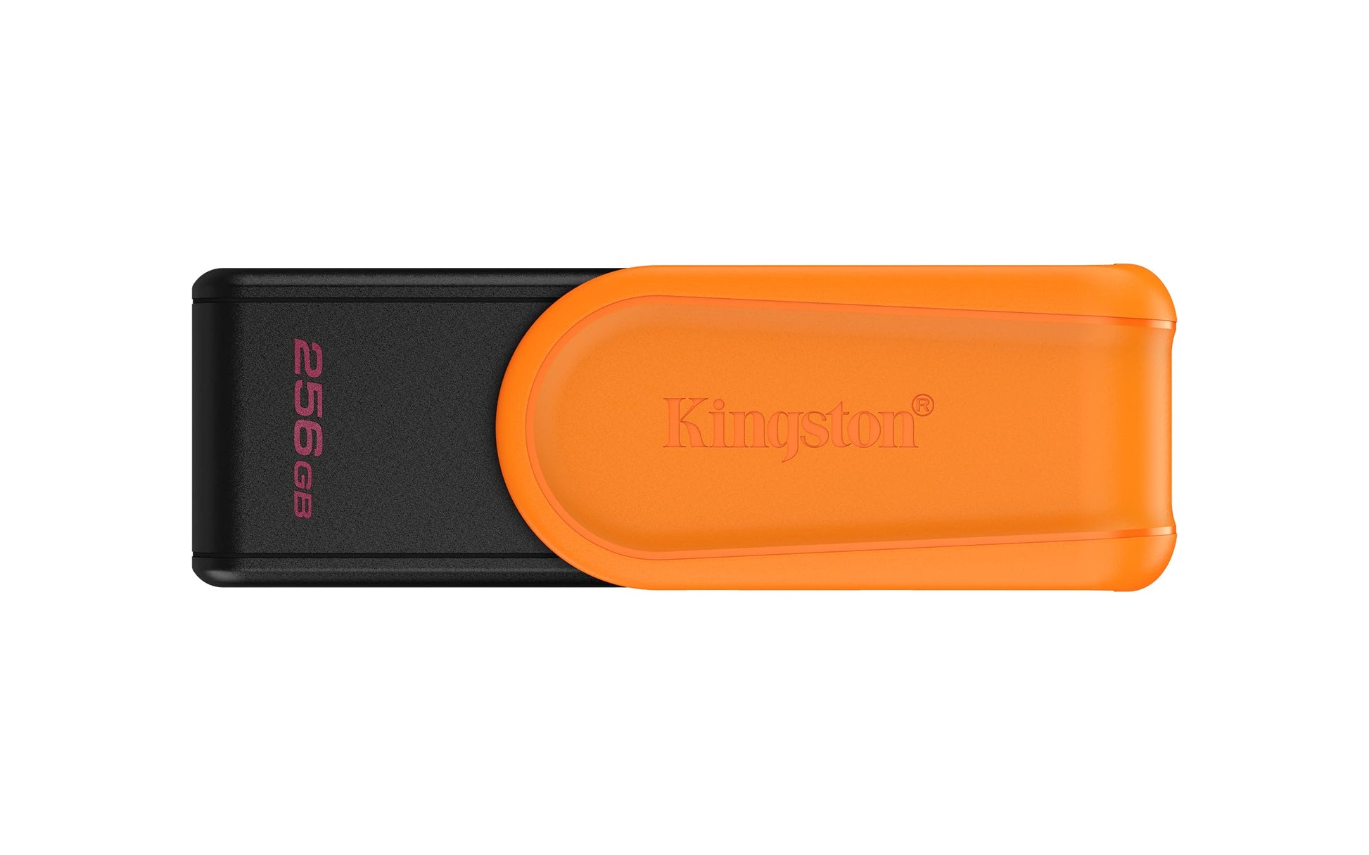 Kingston USB DataTraveler Exodia S, Capacidad: 256GB, USB-A 3.2 Gen 1, Color: Negro/Naranja, SKU: DTXS/256GB