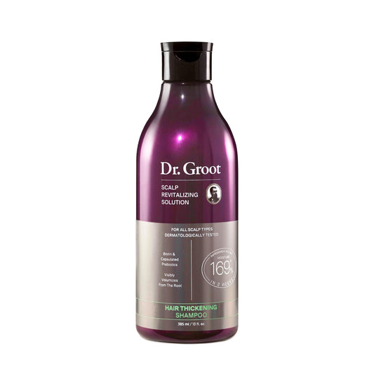 Champú Engrosador para Cabello Dr. Groot Negro con Biotina y Prebióticos