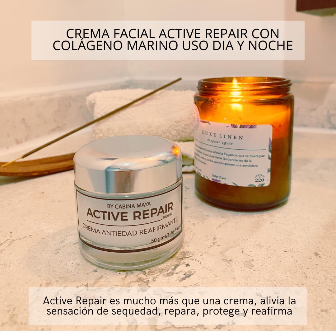 Crema de invierno Antiedad Reafirmante Active Repair Cabina Maya, 50 gms