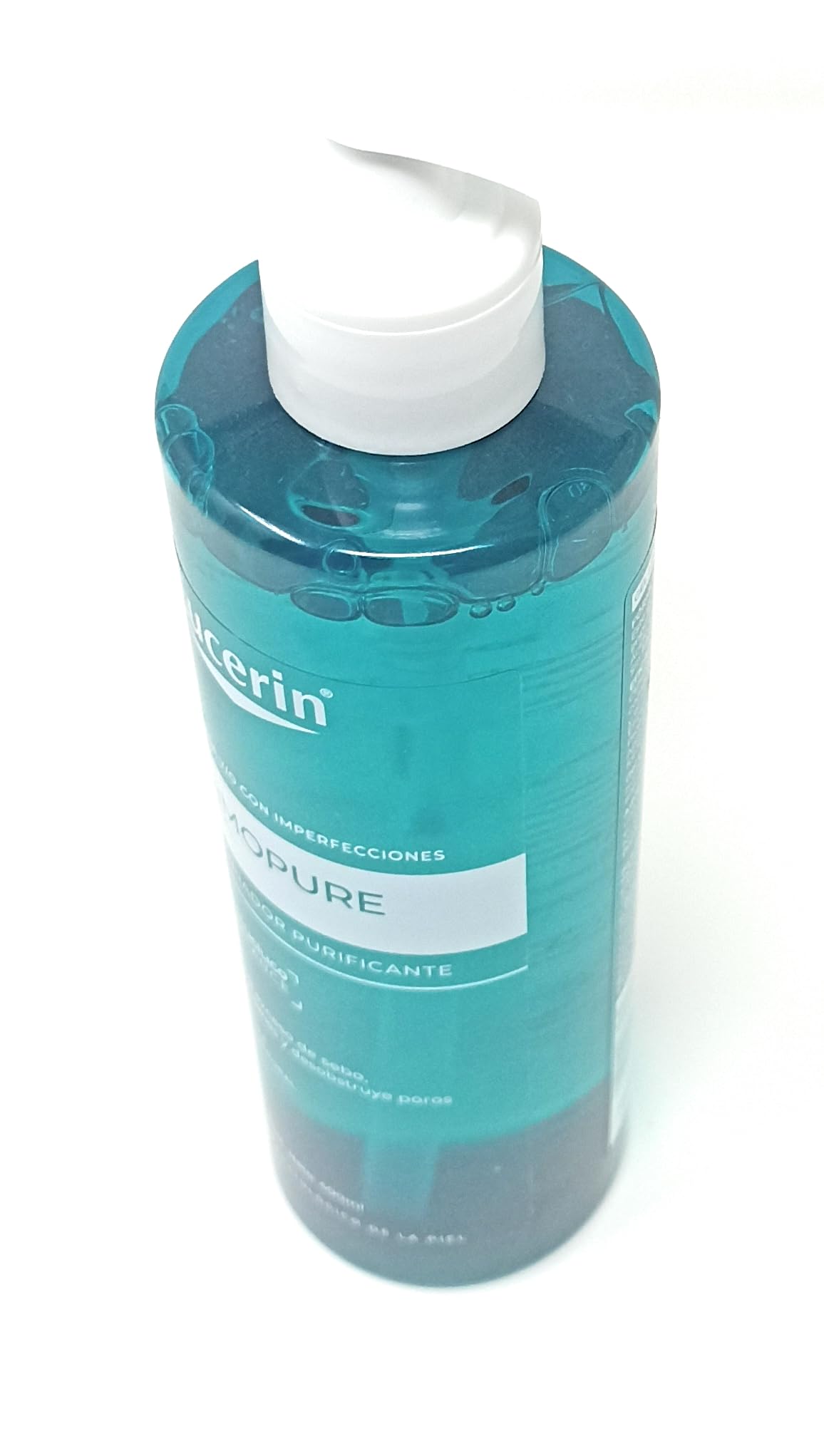 Eucerin Dermopure Clinical Gel Limpiador Facial y Corporal Purificante Reduce Exceso de Sebo, Imperfecciones, Espinillas y Comedones, Desobstruye y Destapa Poros para Piel Sensible 400 Ml