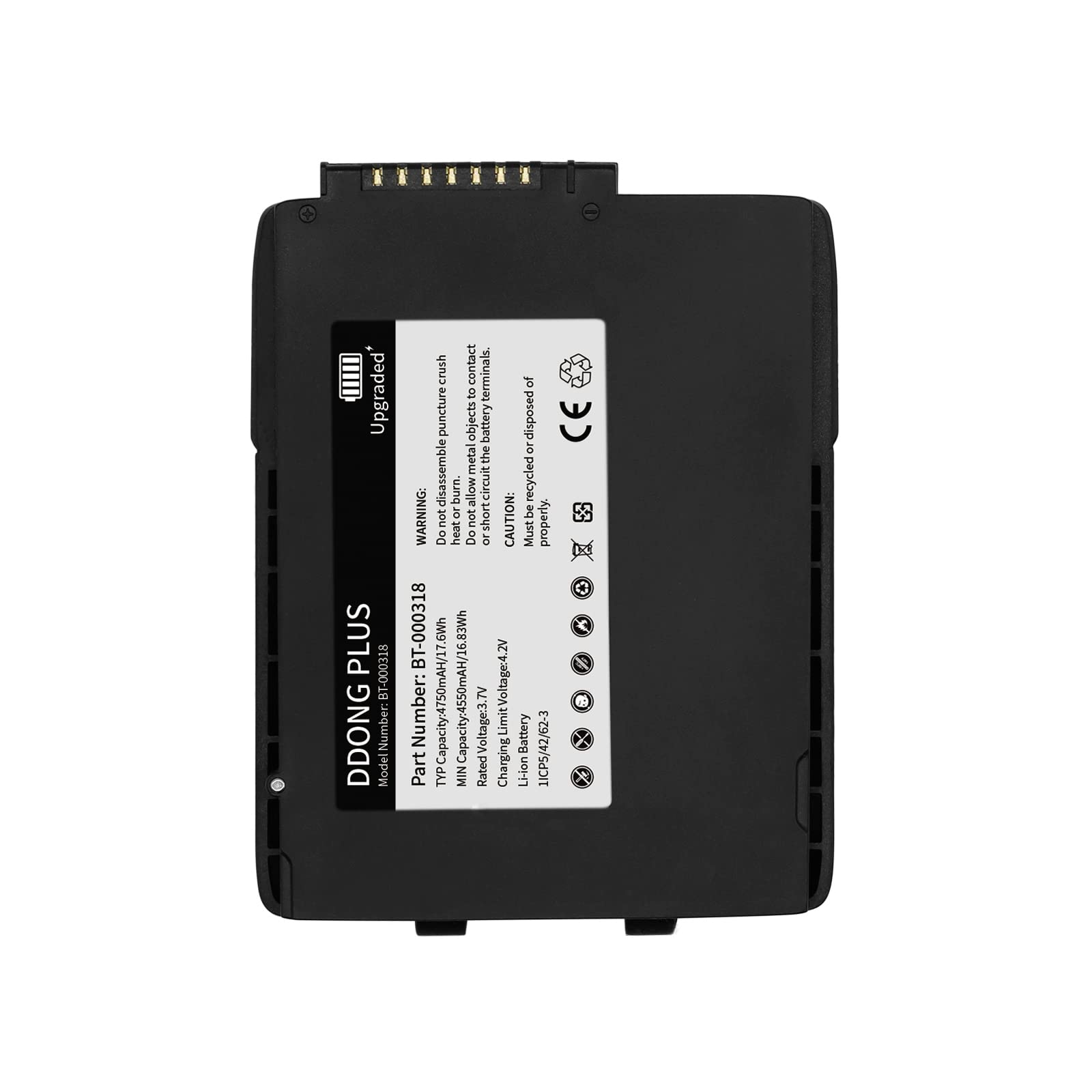 BT-000318-01 Batería BT-000318 para Zebra Symbol Motorola TC70 TC77 TC700H TC77HL Touch Scanner Batería de repuesto TC700H-KC11ES TC700H-KC11ES-K1 TC700H-KC11ES-NA TC77HH L-7ME244 L-BG-NA Batería