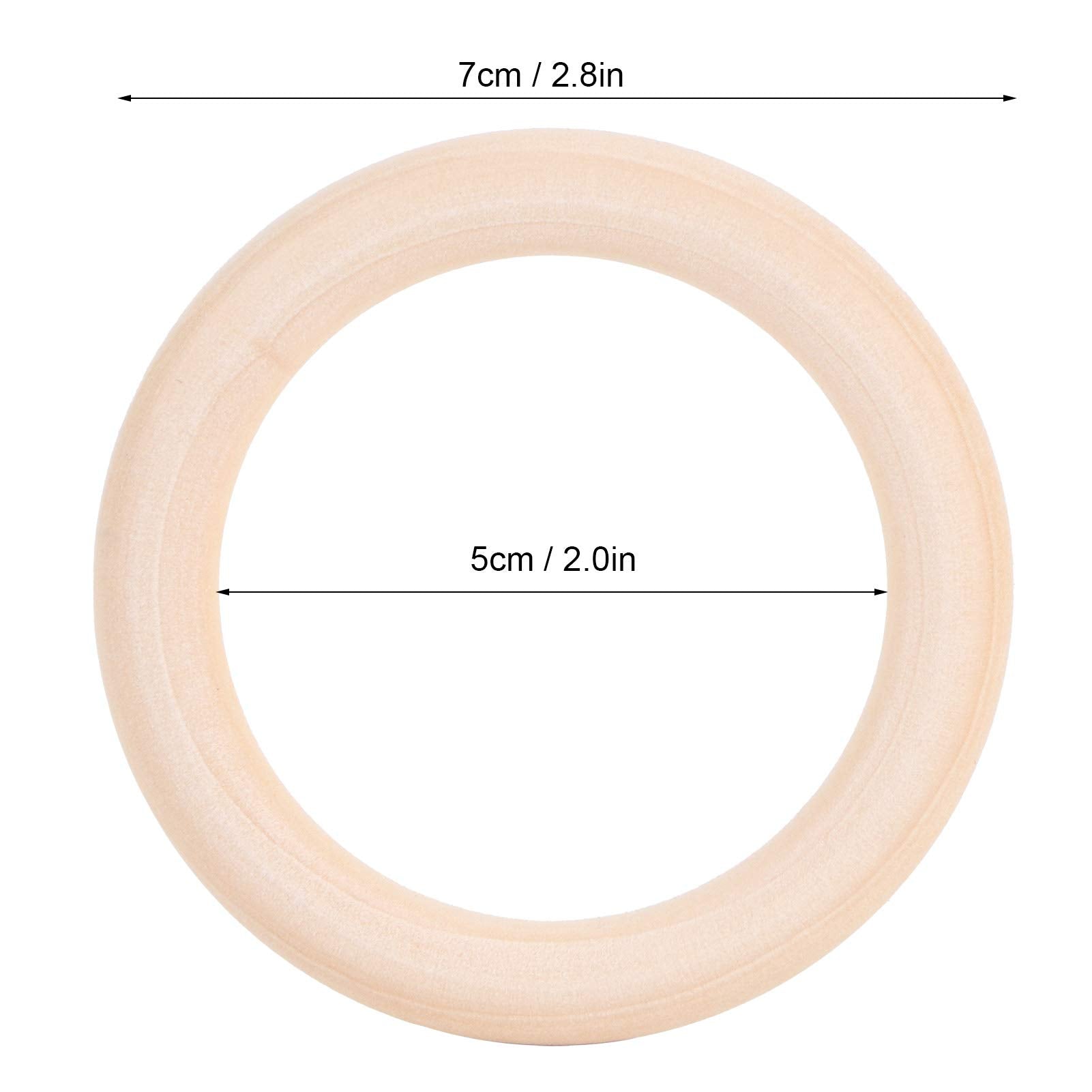 Aro de dentición para bebés, material de de calidad alimentaria Aro de dentición de , no tóxico ni peligroso para el supermercado de bebés(65mm)
