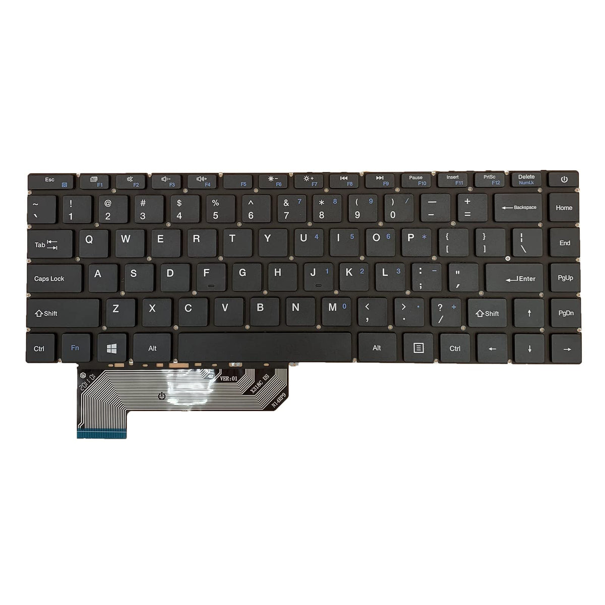 Teclado de Repuesto para Portátil Siakoocty Gateway Ultra Slim 14.1