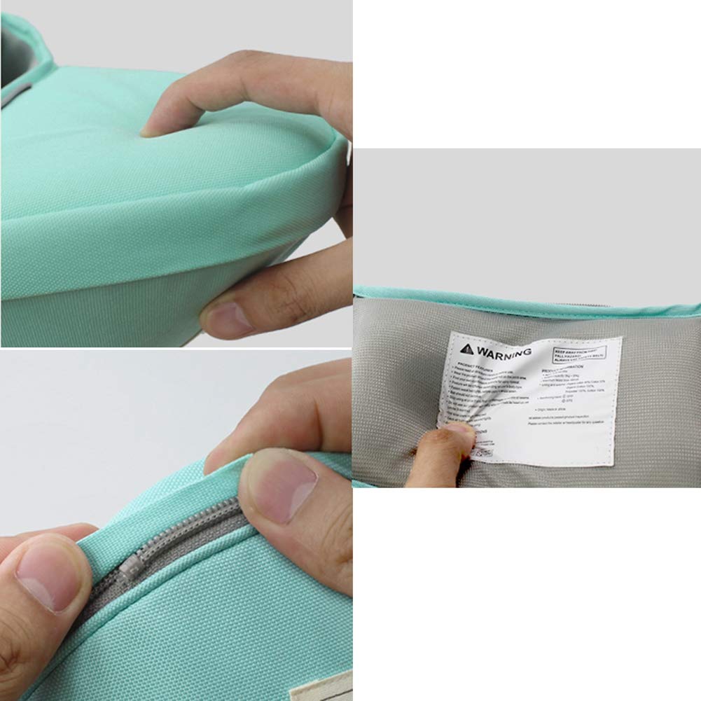 Portador de Bebé Ergónomico con Asiento para la Cadera y Bolsa de Almacenamiento Pink con Malla Fresca y Amortiguador Grueso