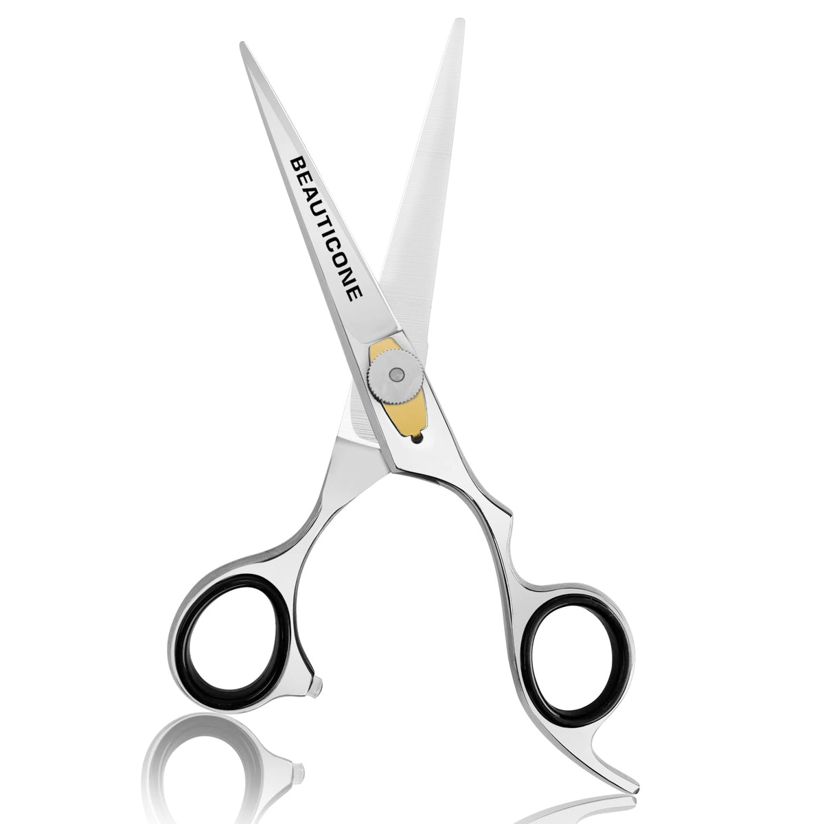 BEAUTICONE Hair Cutting Scissors | Professional Mirror Finish Stainless Steel Barber Scissors/Shears | Hairdressing Scissors | Smooth Razor & Sharp Edge Blades - Hair Scissors for Men/Women