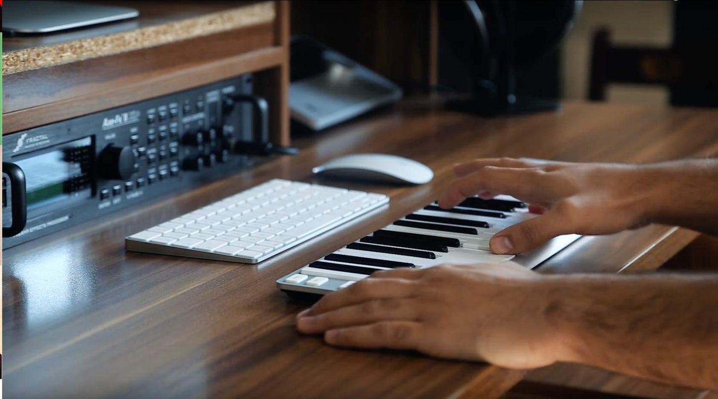 Xkey AIR - Controlador MIDI Bluetooth de 37 teclas (plateado)