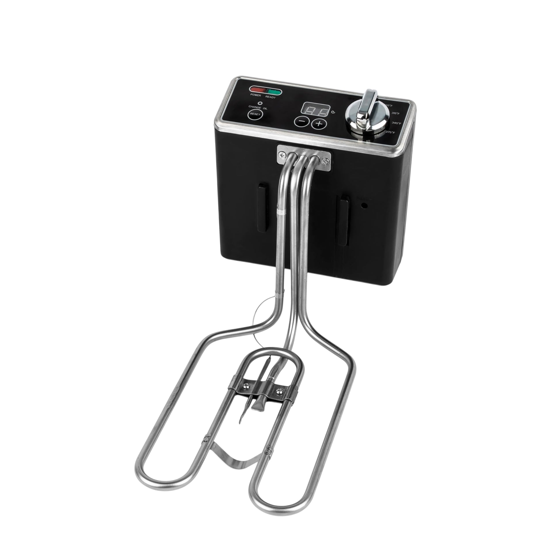 Kalorik Pro - Freidora de triple cesta de 4.2 cuartos con filtración de aceite, acero inoxidable (KPRO FT 42777 SS)