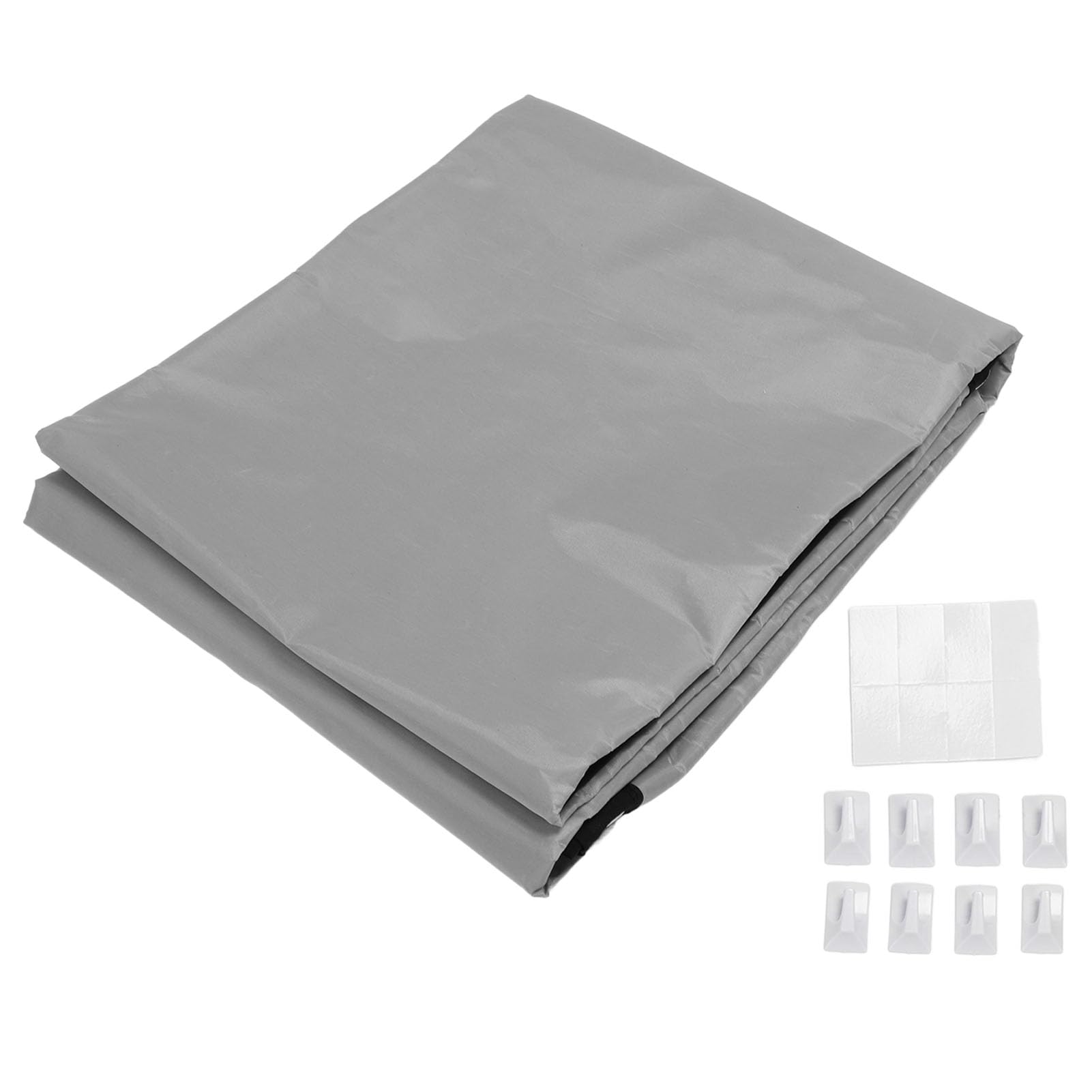 ANGGREK Pantalla de Proyección de 150 Pulgadas, Pantalla de Películas Antiluz de PVC Sintético 16:9 Pantalla de Proyección Portátil Plegable para Montaje en Pared con Ganchos