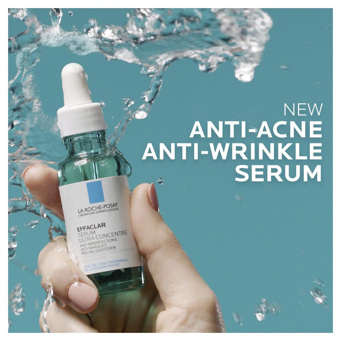 La Roche-Posay Effaclar serum anti imperfecciones + La Roche Posay Agua Termal para Piel Sensible, 300 ml