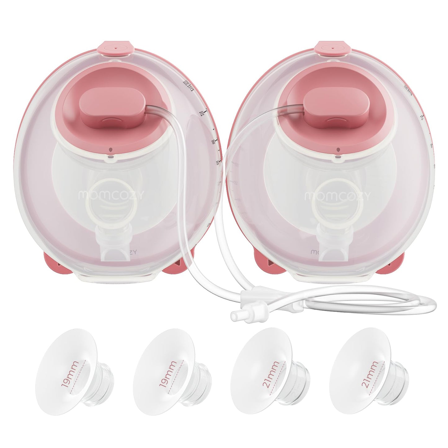 Momcozy Recolectores de Leche Originales Completos, Solo Compatible con V1 Pro/V2 Pro, 2 Piezas