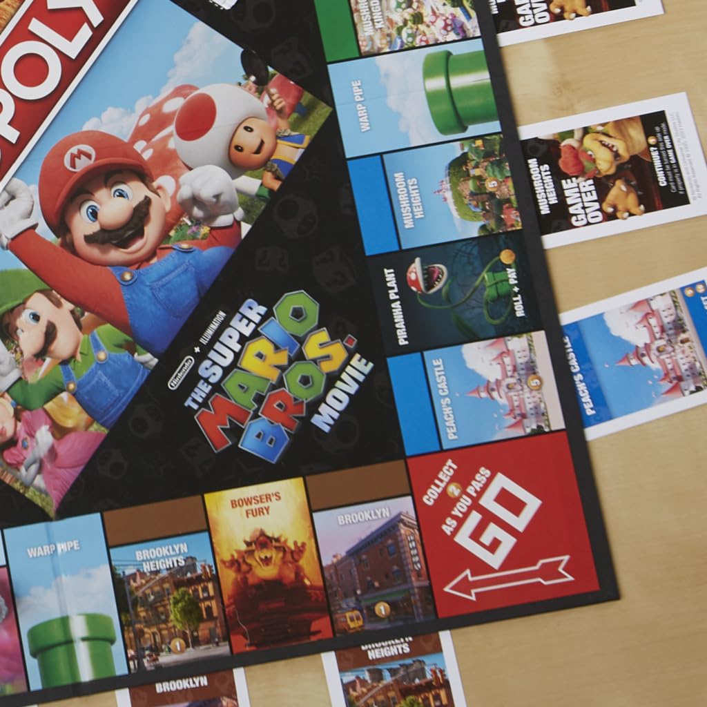 Juego de Mesa Monopoly Super Mario Bros Token Bowser para Fans