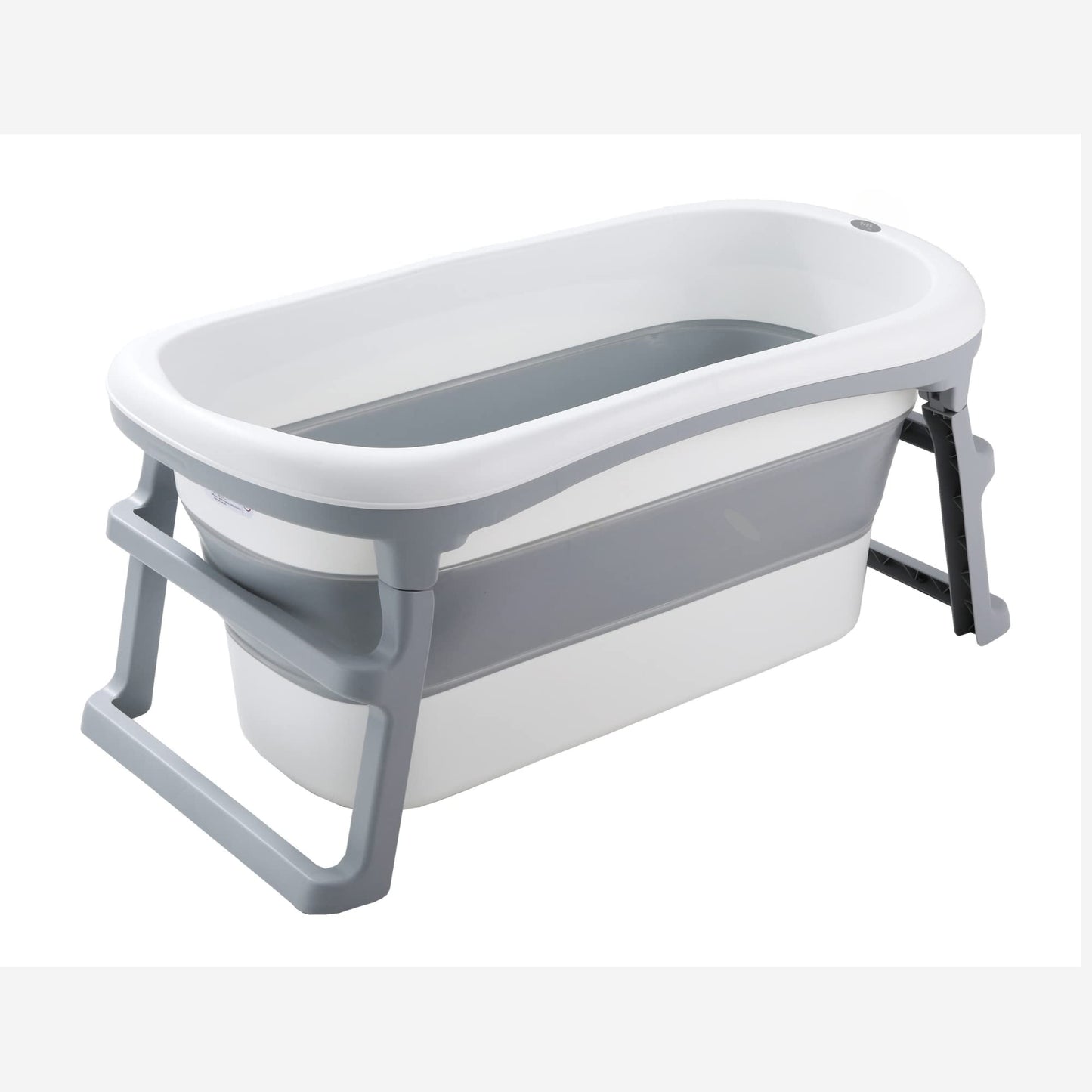 Bañera Plegable PAPU BABY Gris Grande para Niños y Adultos