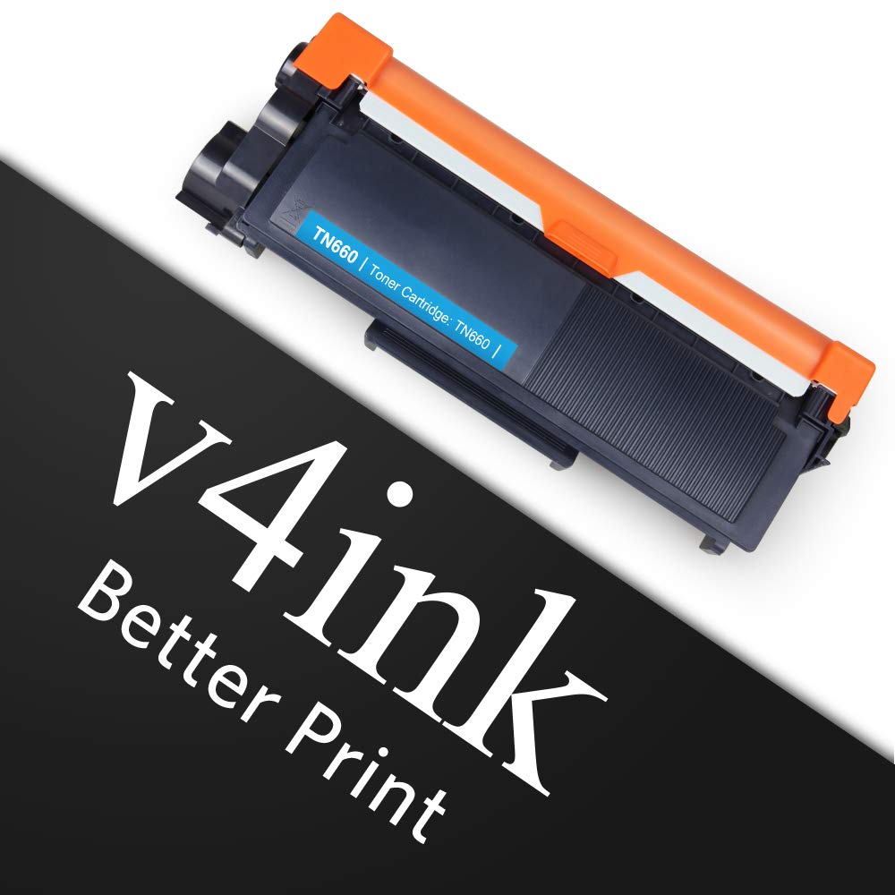 Cartucho de Tóner V4INK Negro Compatible TN660 para Brother