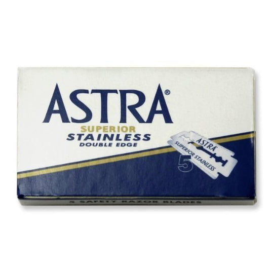 100 Astra Superior Stainless Double Edge Safety Razor Blades