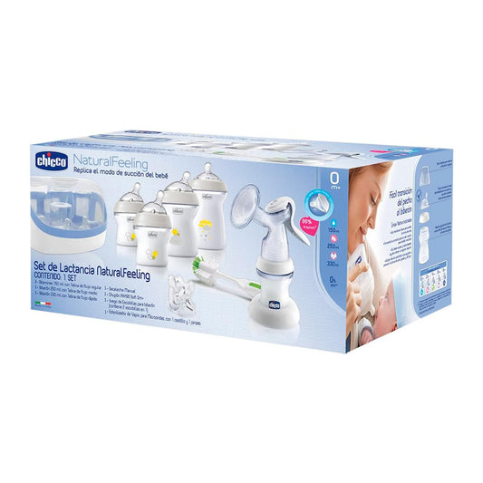 Chicco Set de inicio de lactancia completo Natural Feeling