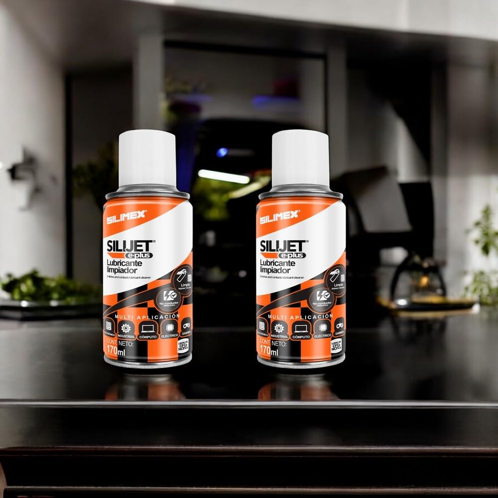 Lubricante Dieléctrico Silimex Silijet-e-plus 170ml Aerosol Pack 2