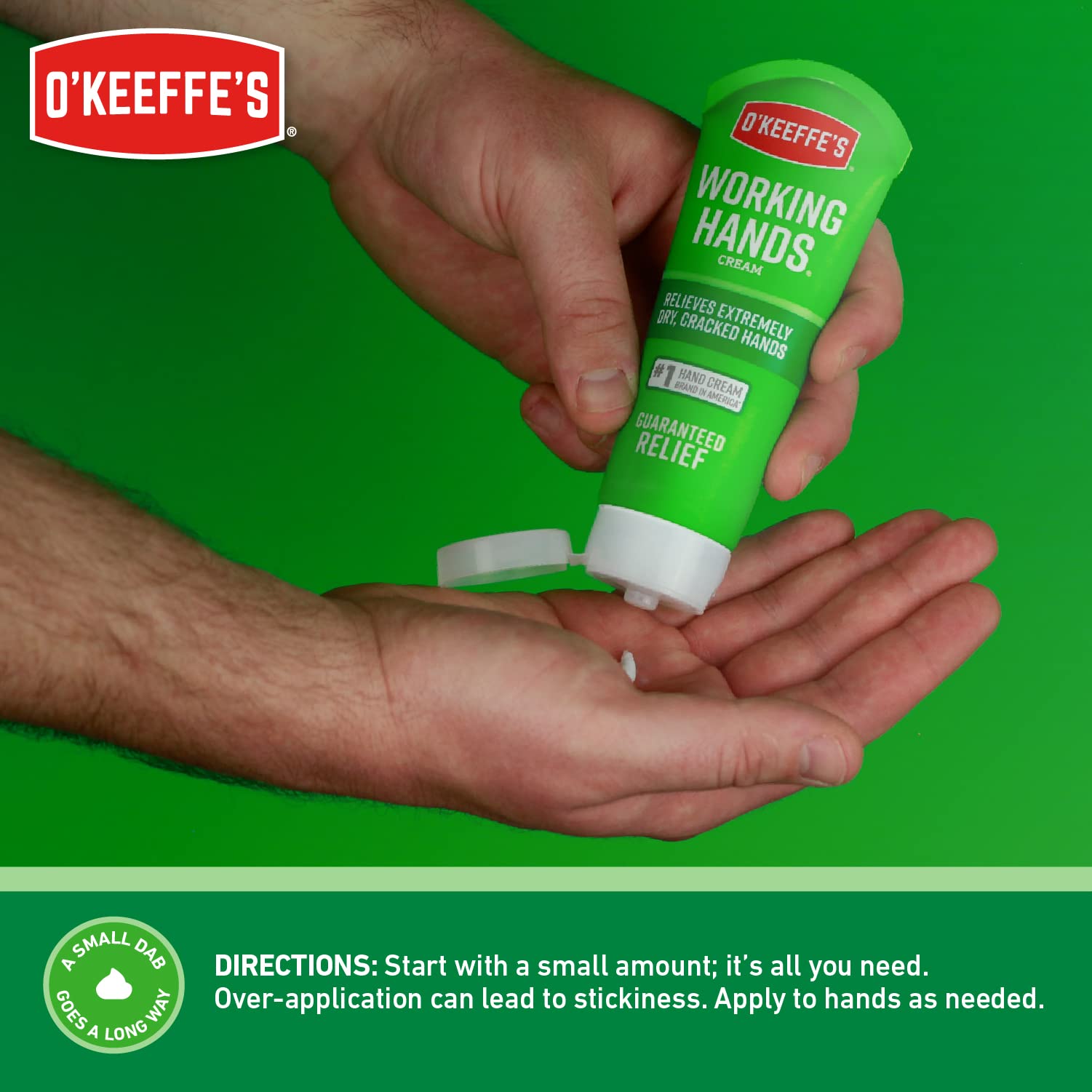 O'Keeffe's Working Hands - Crema para manos, tubo, 85 g, Tubo, Paquete de 2
