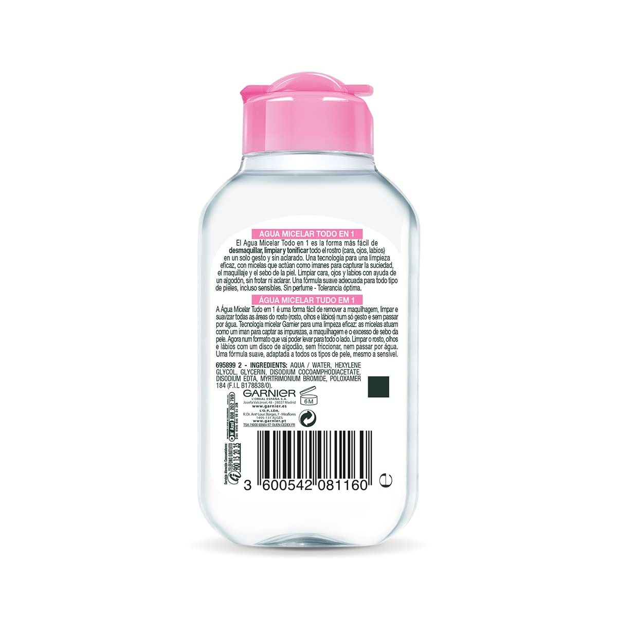 CeraVe Gel Limpiador Espumoso |473ml| Limpiador diario para piel mixta, grasa o con acné | Libre de fragancia + Garnier Skin Naturals Face Agua micelar Desmaquillante, 100 ml, Paquete de 1