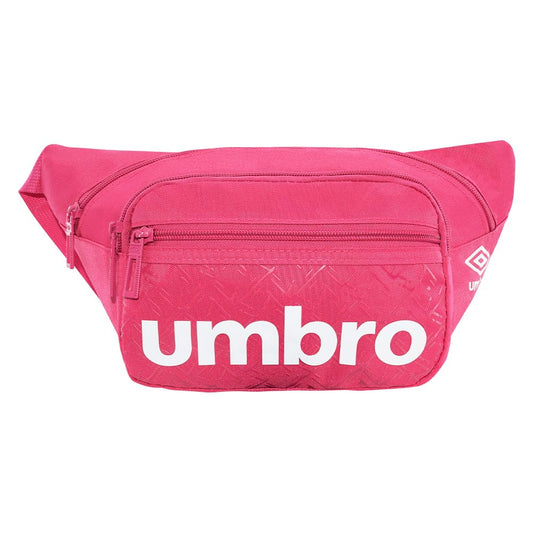 Cangurera Deportiva Umbro Rosa con Compartimientos Amplios para Hombres y Mujeres