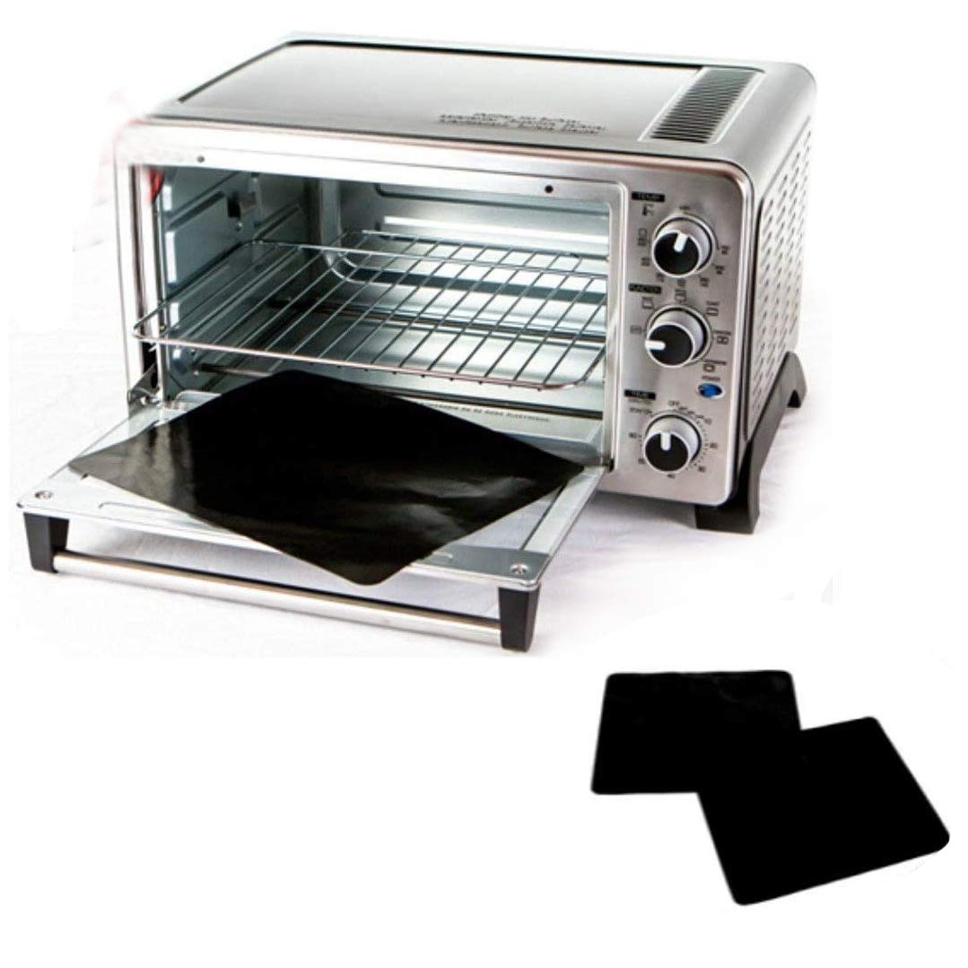 Juego de Fundas para Horno Tostador Anti-Adherentes de 11 Pulgadas Apto para Lavaplatos