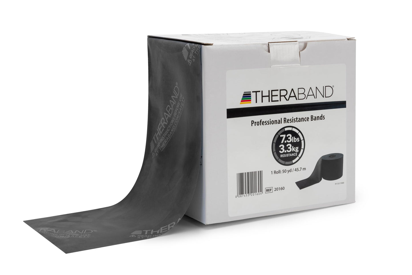 Bandas de Resistencia THERABAND Negro Rollo de 50 Yardas Nivel Avanzado 1