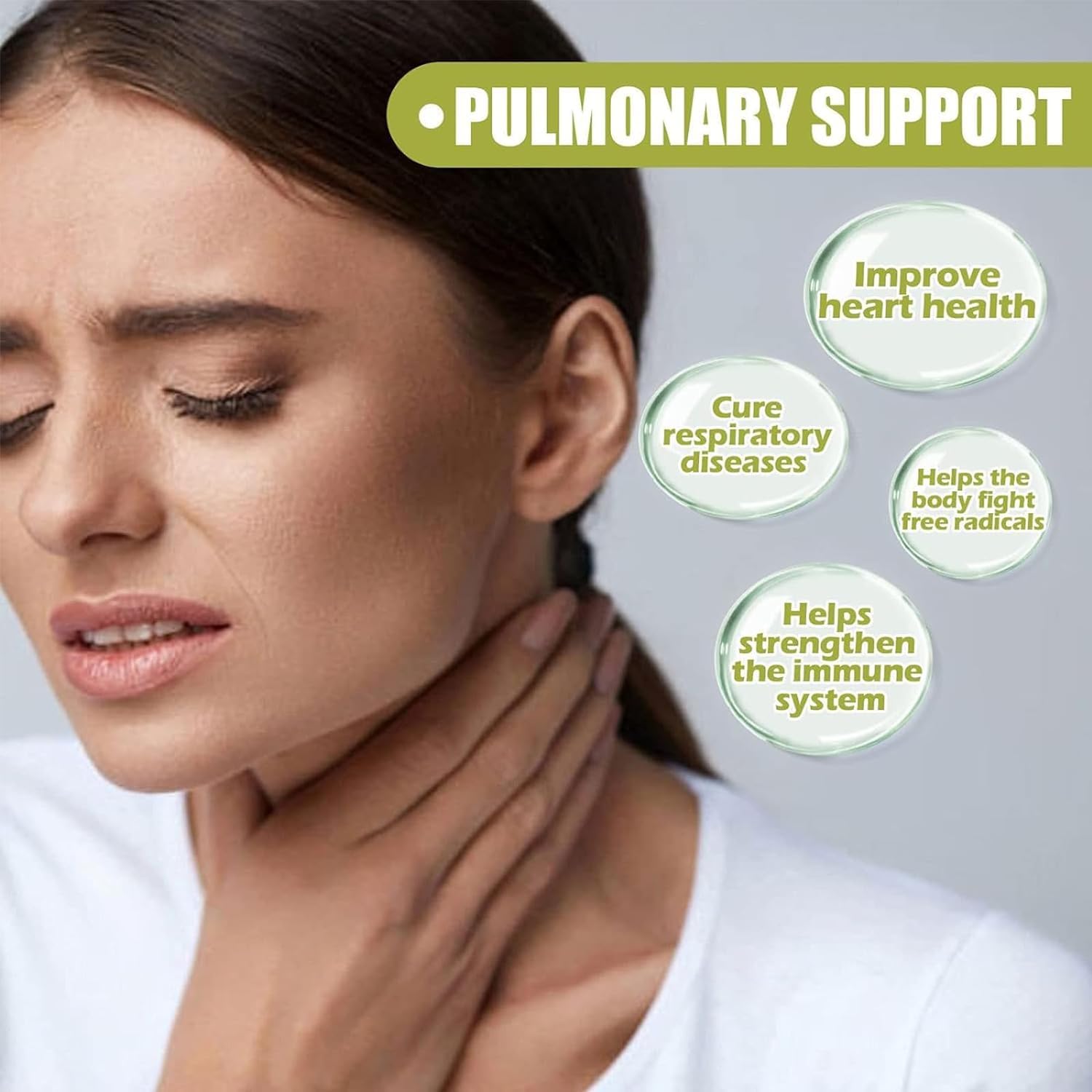 Poderoso Spray Herbal para limpieza pulmonar de 30ml - Apoyo Pulmonar Potente - (3 unidades)