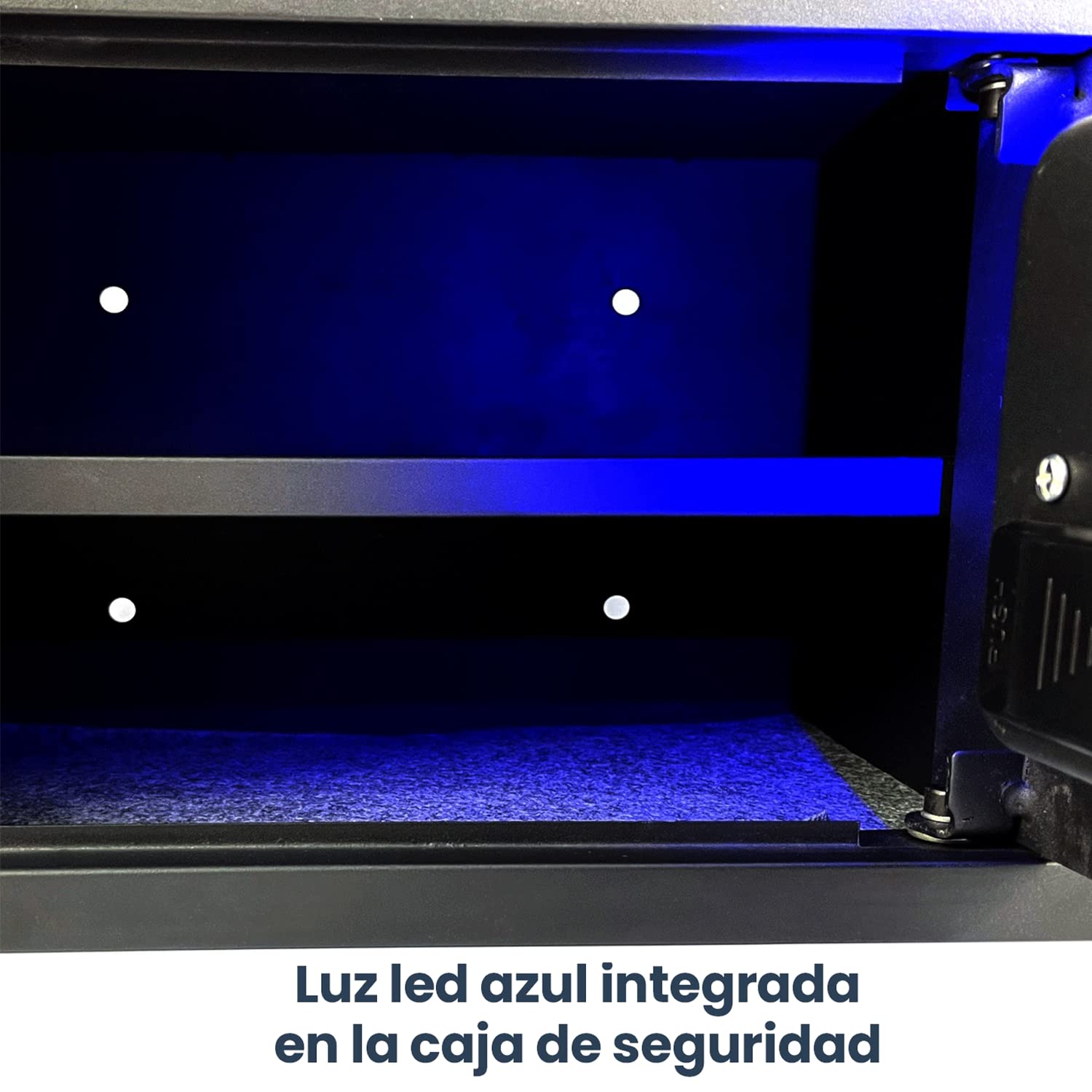Caja Fuerte Seguridad Electronica Con Luz Kishnell Heckler