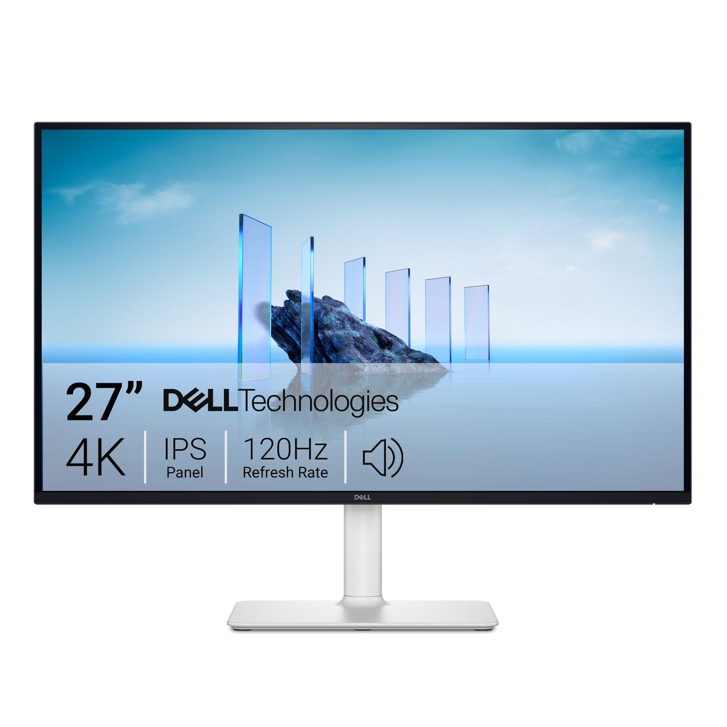 Monitor Dell 27 Plus 4K - S2725QS - visualización 4K de 27 pulgadas (3840 x 2160) 120Hz 16:9, panel IPS, AMD FreeSync Premium, sRGB 99%, altavoces integrados, relación de contraste 1500:1, Comfortview