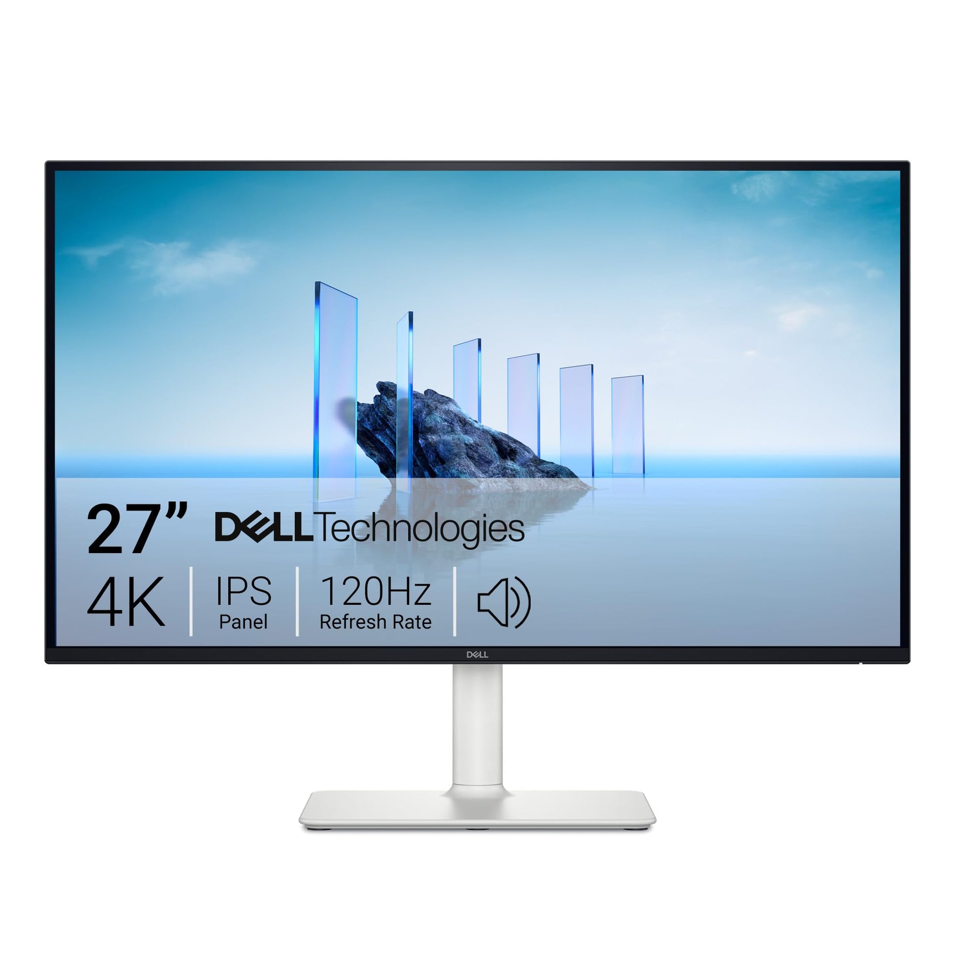 Monitor Dell 27 Plus 4K - S2725QS - visualización 4K de 27 pulgadas (3840 x 2160) 120Hz 16:9, panel IPS, AMD FreeSync Premium, sRGB 99%, altavoces integrados, relación de contraste 1500:1, Comfortview