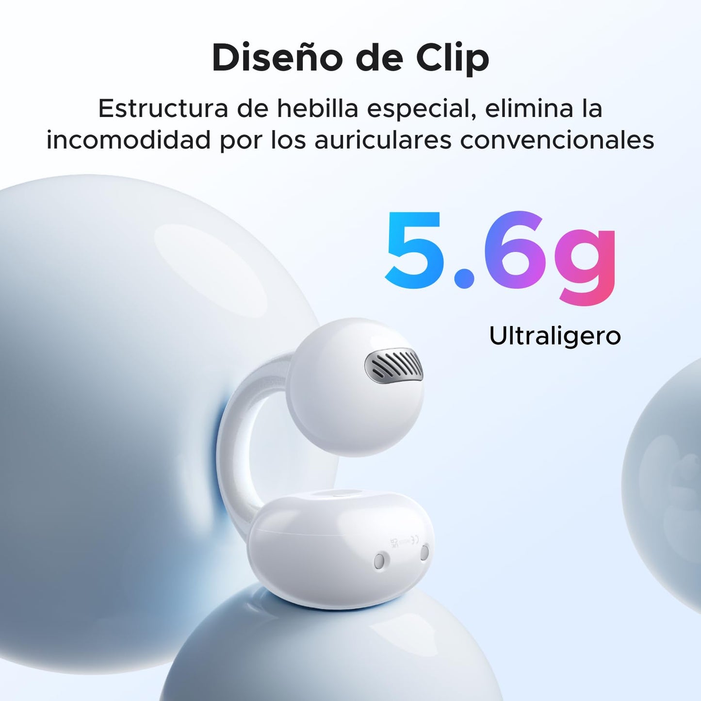 Audífonos Inalámbricos UGREEN Negro con Pantalla Táctil Inteligente para Mujer y Hombre