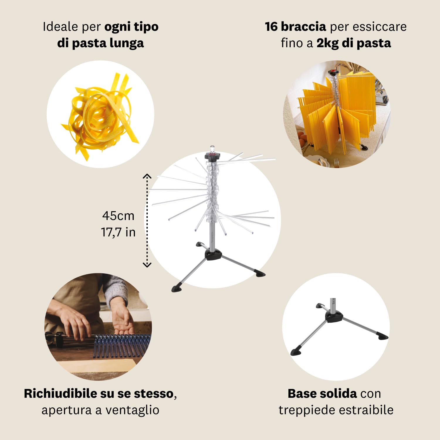 Marcato Atlas Pasta Drying Rack