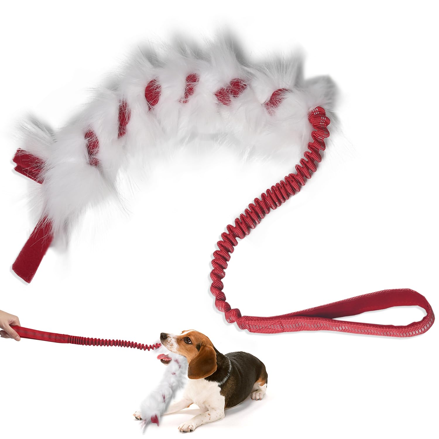 Juguetes de Navidad wodoca Rojo con Cuerda para Perros Grandes y Cachorros Agresivos