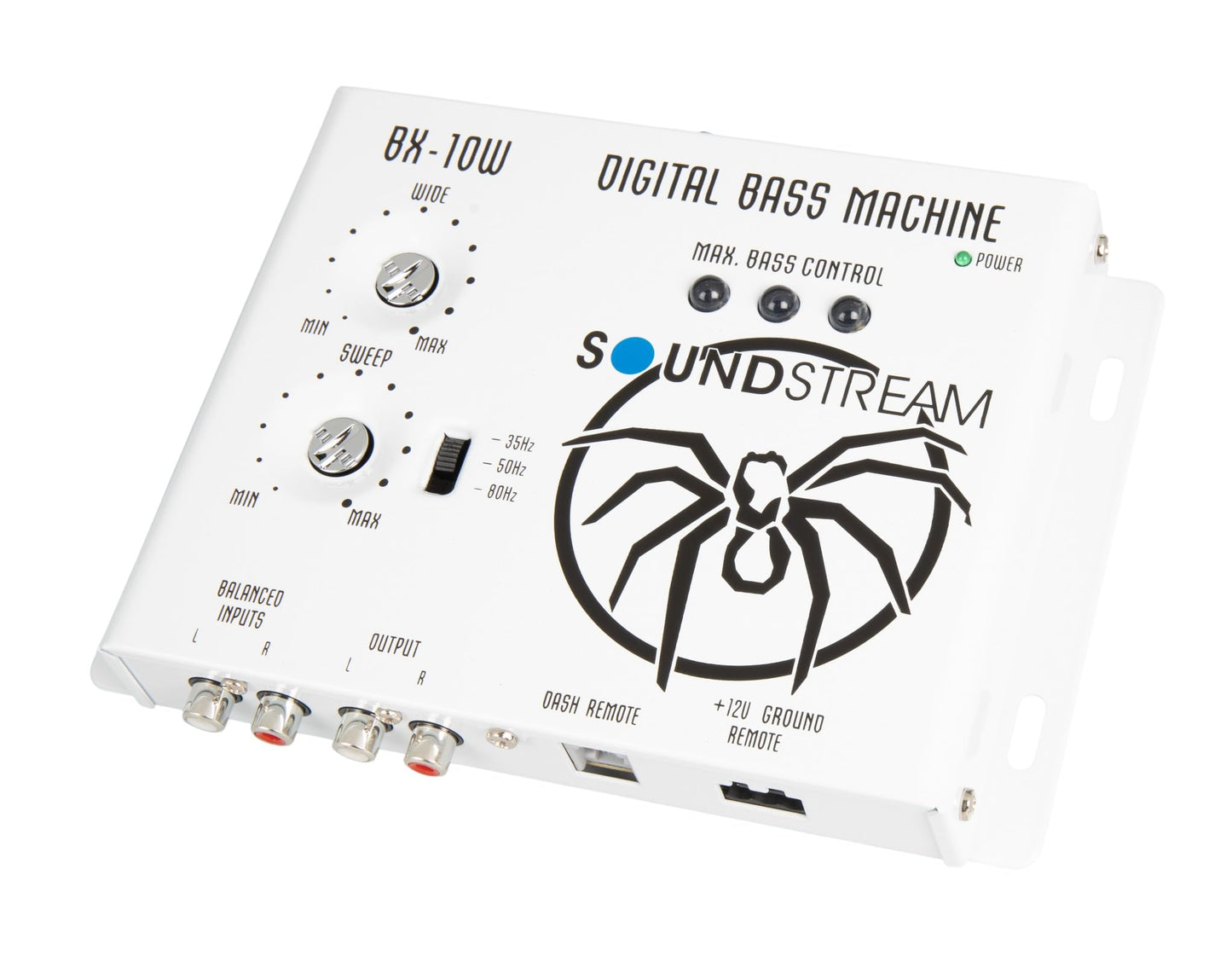 Soundstream BX-10W (White) Fuente de Poder Digital Bass Reconstruction Processor con Control Remoto