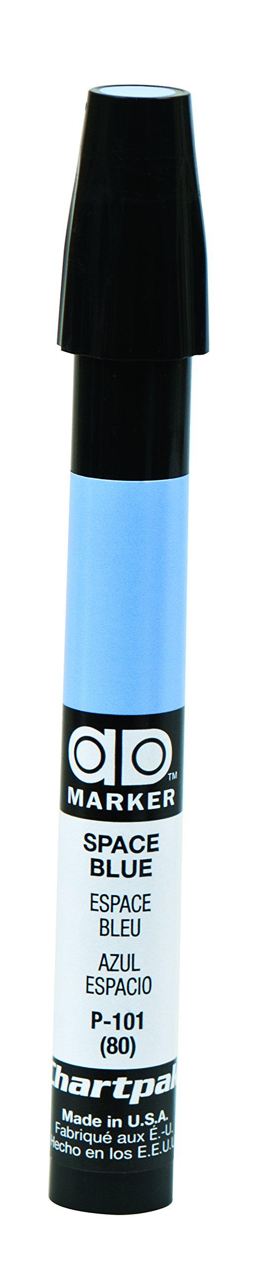 Marcador AD Chartpak Tri-Nib azul espacial Original