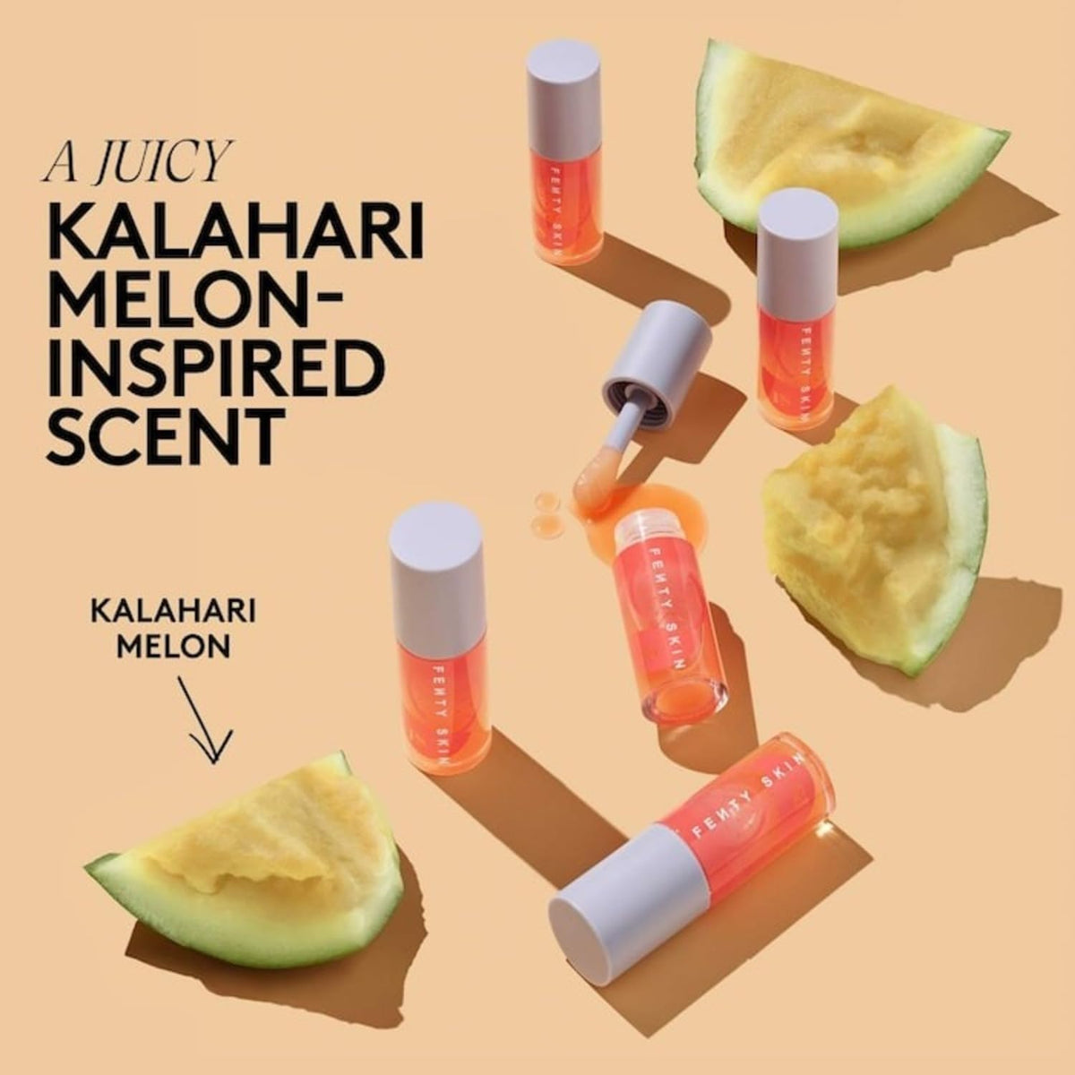 Aceite hidratante y fortalecedor para labios Fenty Skin Fenty Treatz Kalahari Melon