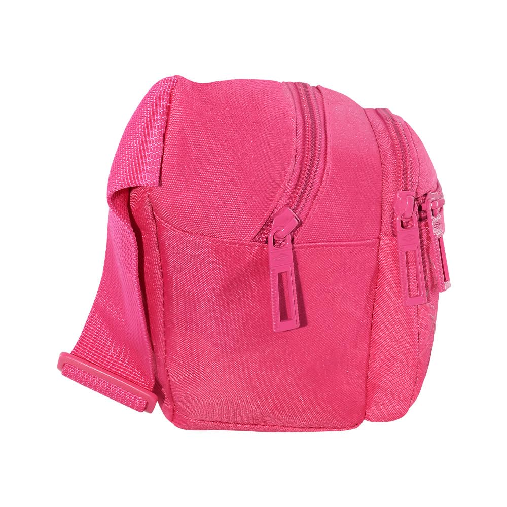 Cangurera Deportiva Umbro Rosa con Compartimientos Amplios para Hombres y Mujeres