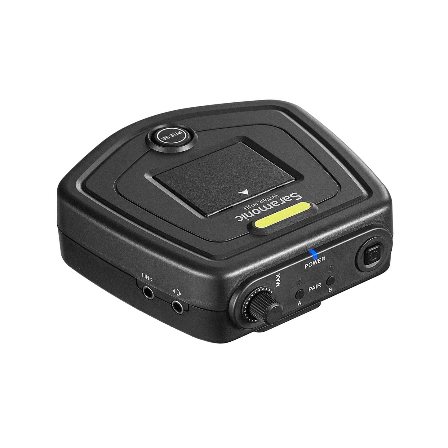 Saramonic WiTalk-WT6D - Sistema de intercomunicación de auriculares inalámbricos de doble oído para 6 personas con concentrador y estuche duro personalizado
