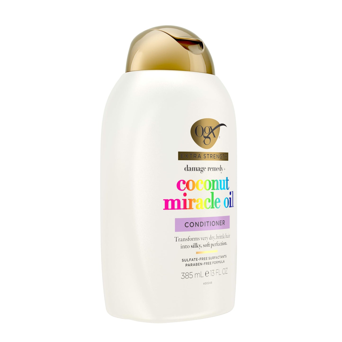 OGX, Acondicionador Reparador de Aceite de Coco, 385 ml