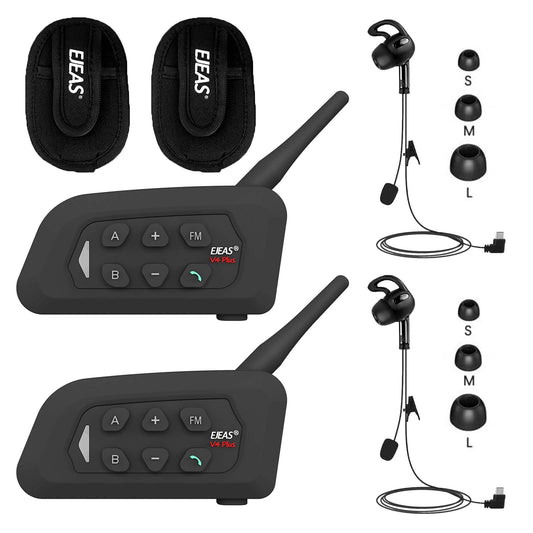 Auriculares GaiRen V4 Plus USB C para Árbitro Voleibol Fútbol Balonmano (Paquete de 2)