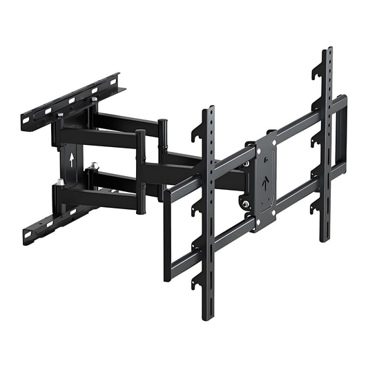 Soporte de TV COUWELL Negro Inclinable y Giratorio para Pantallas de 43 a 100 Pulgadas
