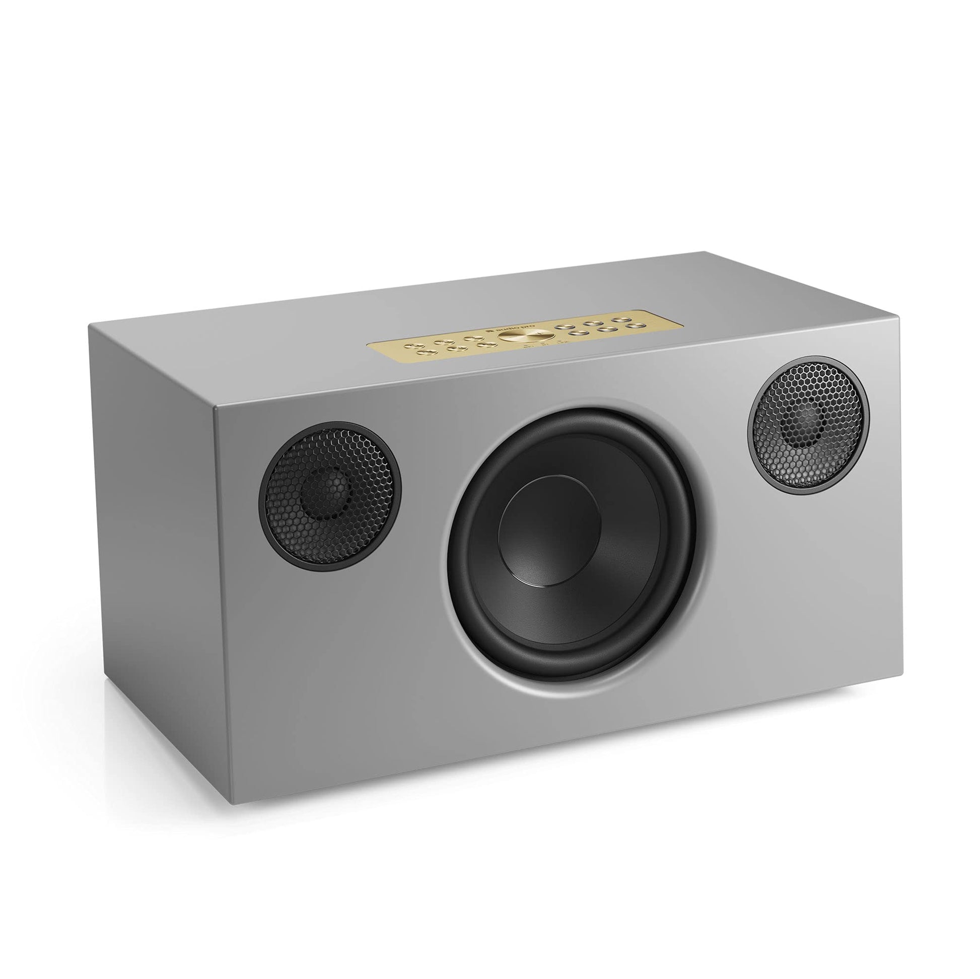 Audio Pro Addon - Altavoz Bluetooth - Altavoz inalámbrico con sonido de alta fidelidad - Altavoces para exteriores, WiFi, AirPlay 2, Chromecast, Spotify Connect, C10 MKII, gris