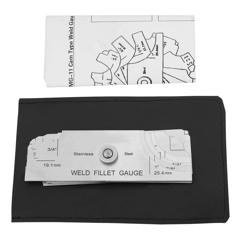 Calibre de soldadura Calibre, calibración Butt Filet Type Filet Weld Gauge, Welder Inspector Gauge, Inspection Gauge Pipeline Of Oil Fields Herramientas de medición de soldadura Inspección