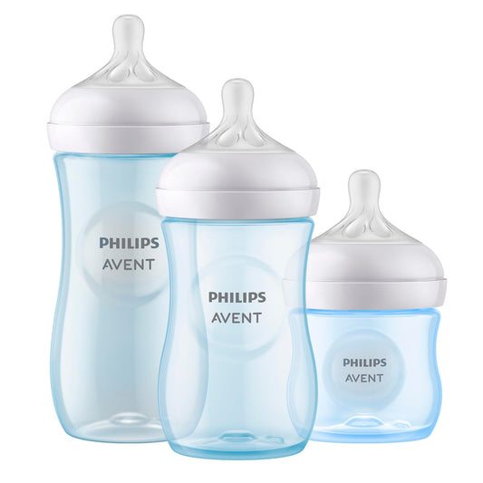 Set de Regalo Biberones Philips Avent Azul Natural Response