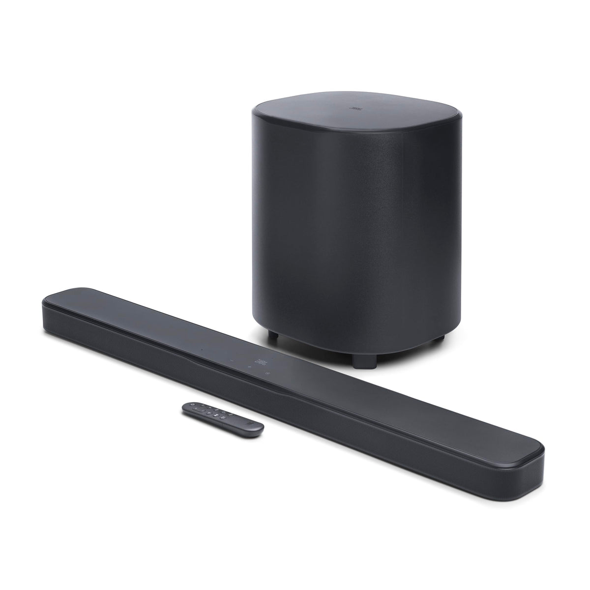 Sistema de Barra de Sonido JBL Negro con Dolby Atmos y Subwoofer de 10 Pulgadas, 750W, MultiBeam 3.0 y PureVoice 2.0