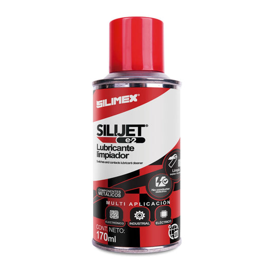 Lubricante Y Limpiador En Aerosol Para Circuitos Silijet-e2