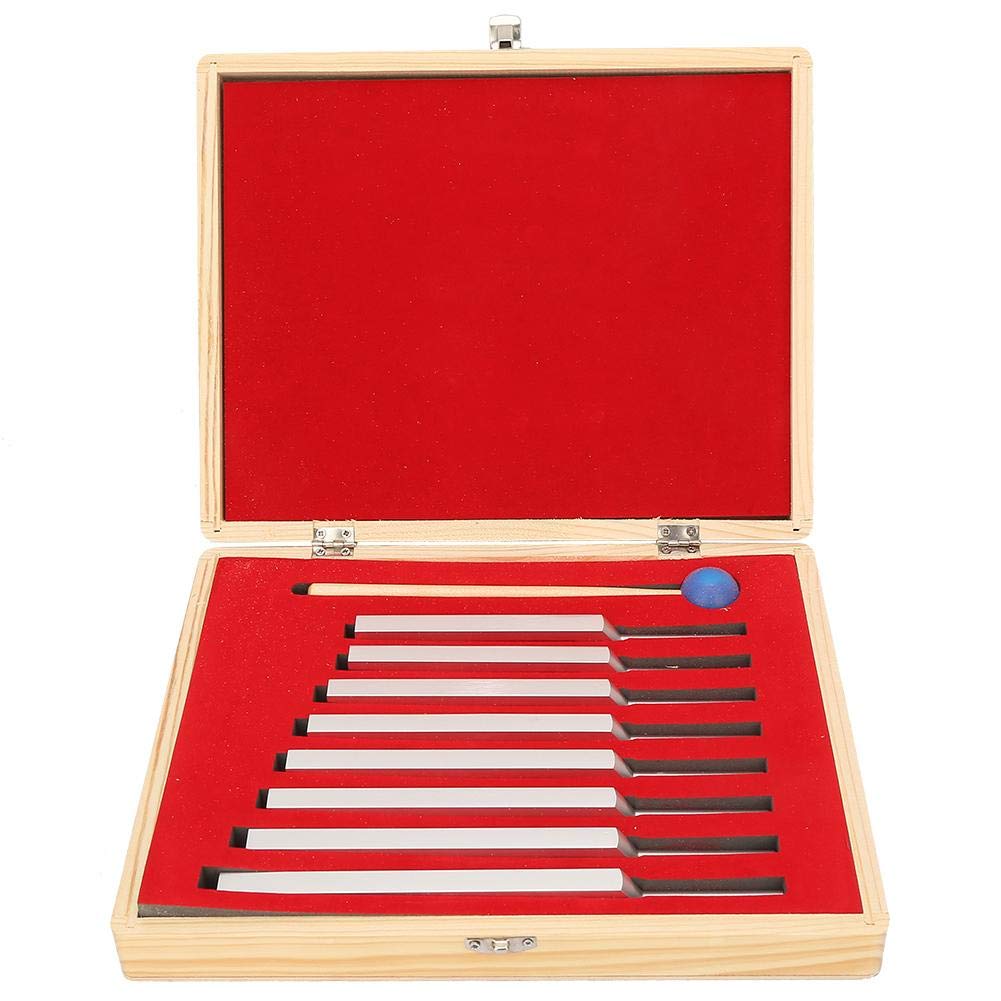 Juego de diapasones, instrumentos de diapasón de aleación de aluminio, neurológicos 8 diapasones de diferentes frecuencias, 256,288,320,341.3,384,426.6,480,512Hz
