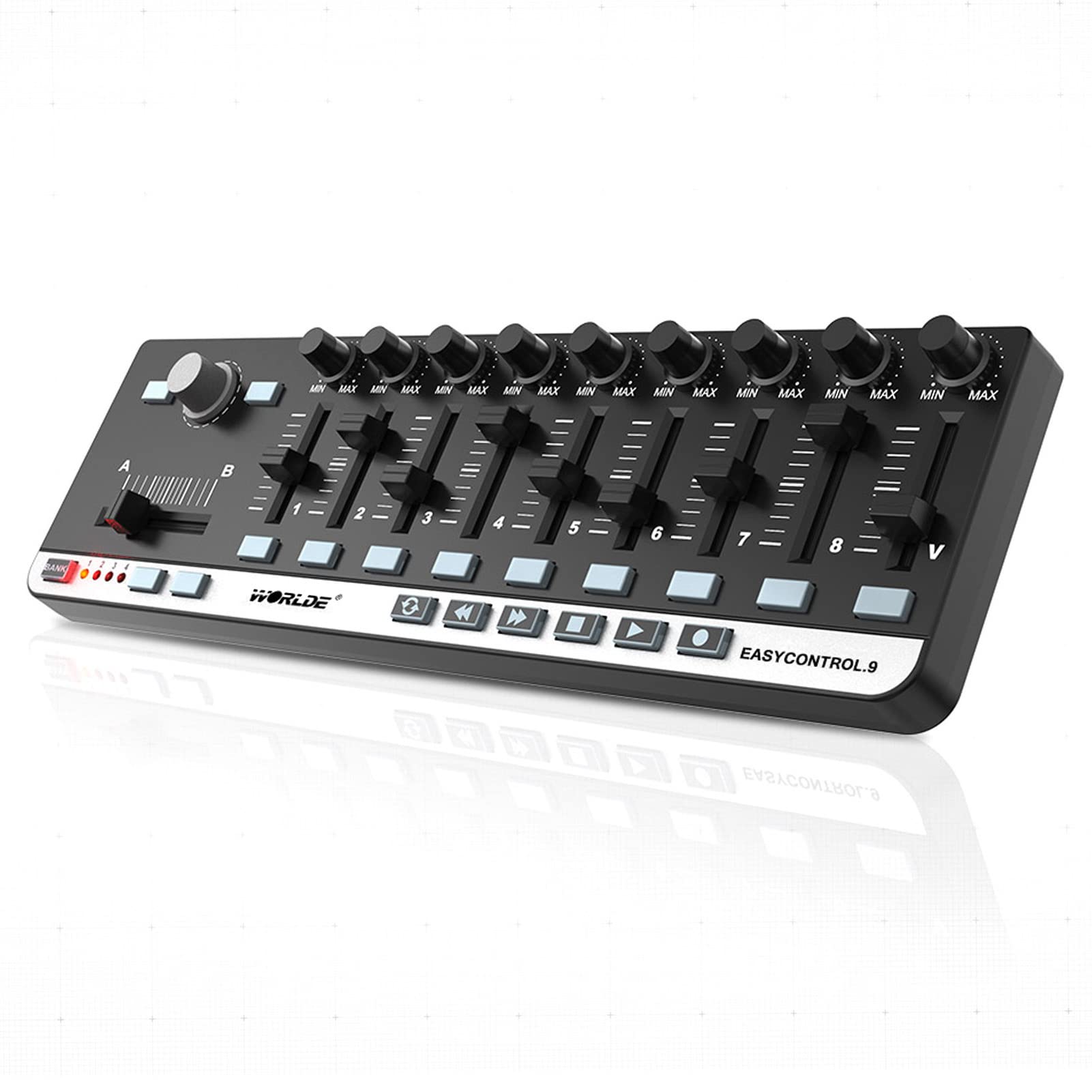 Btuty Mini USB 9 Slim-Line Control MIDI driver de teclado
