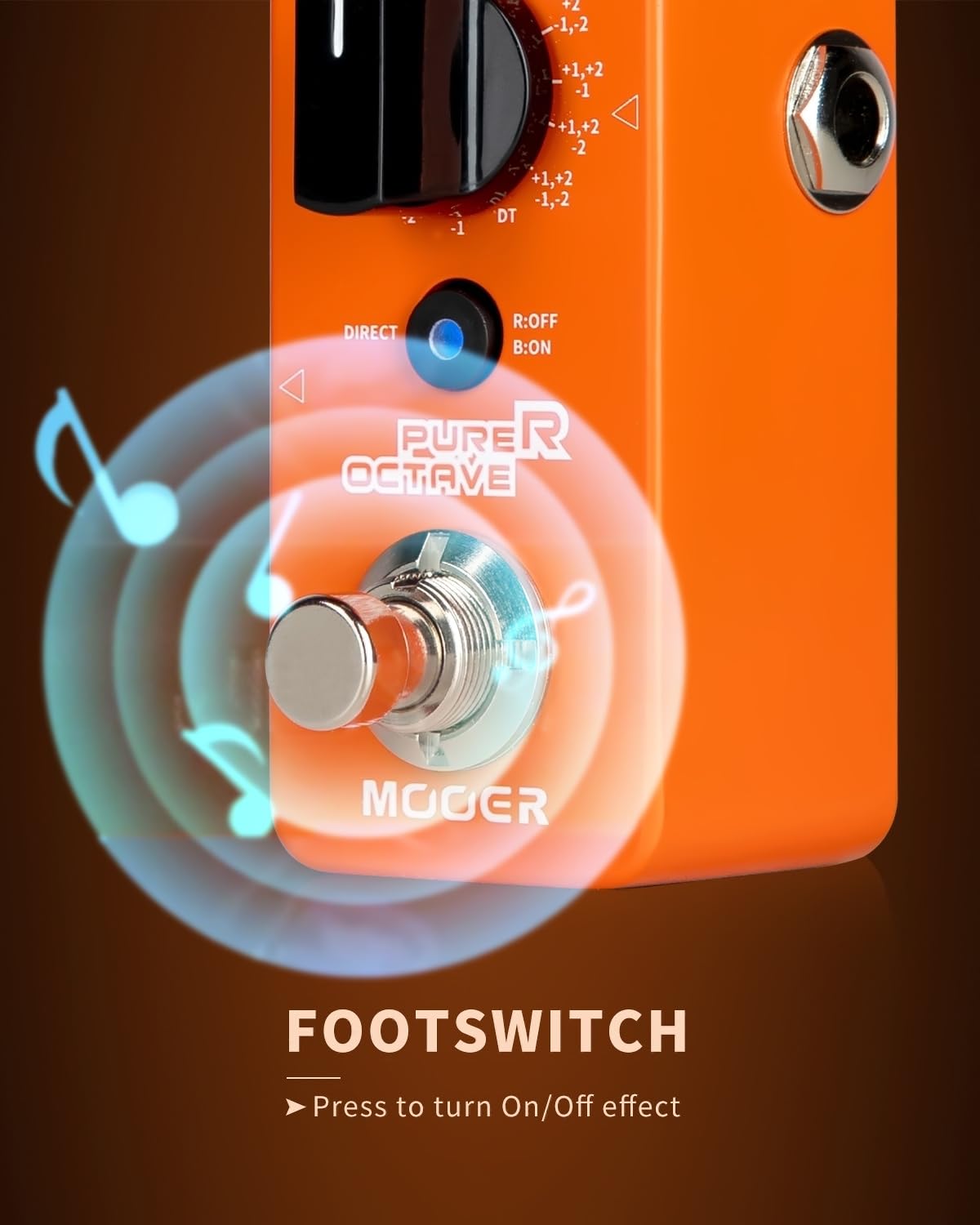 Pedal de Guitarra Octava MOOER Purer 15 Modos Micro Series