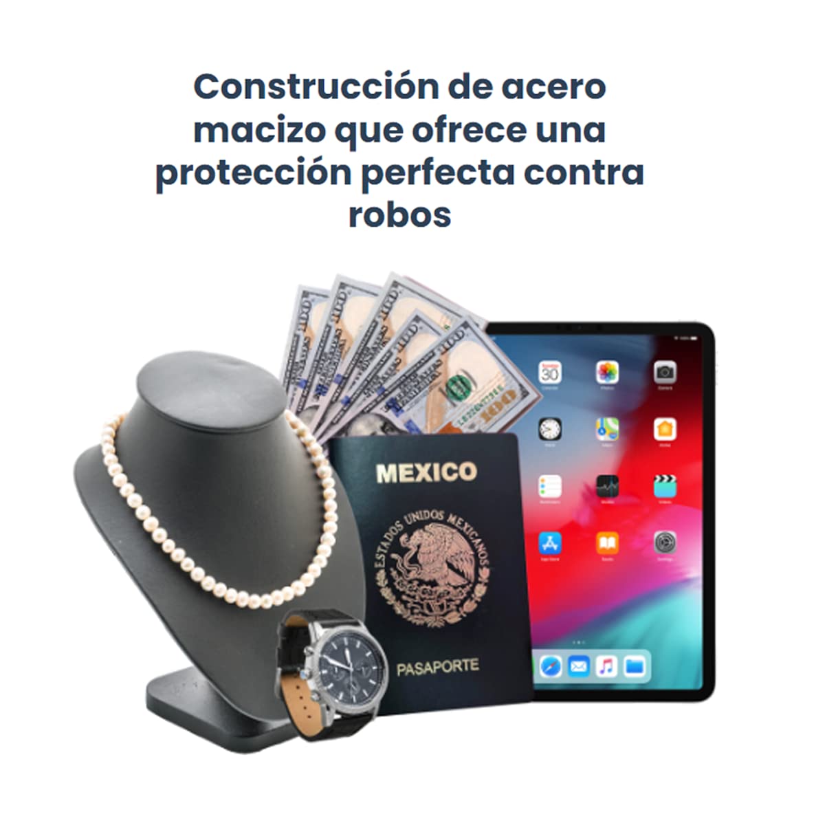 Caja Fuerte Electrónica De Seguridad Con Luz Kishnell Ruger