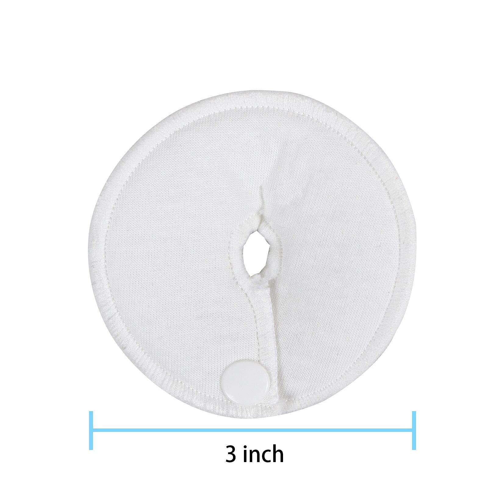 Almohadillas para tubo de alimentación en G, almohadillas de botón, soporte de diálisis abdominal peritoneal, suministros de tubo de alimentación para cuidado de enfermería (paquete de 12)